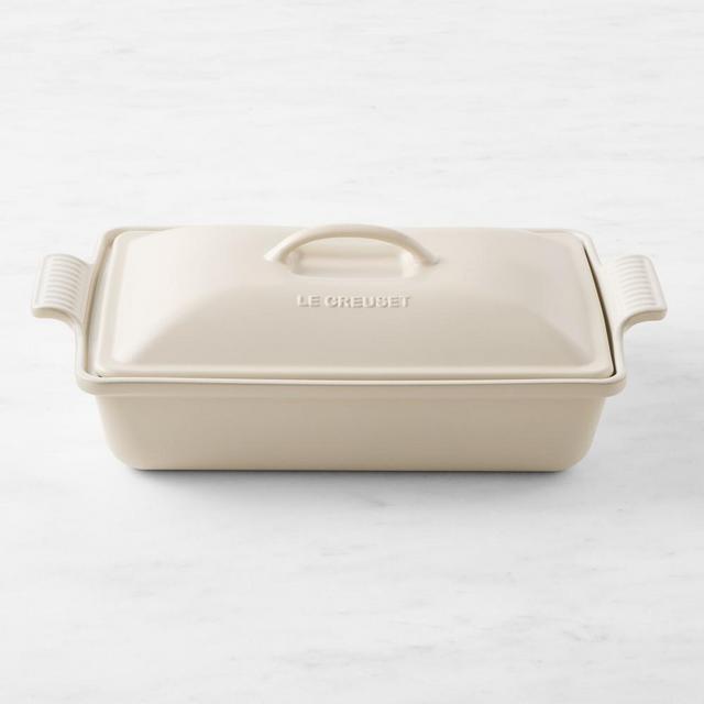 Le Creuset Heritage Stoneware Rectangular Covered Casserole, Brioche