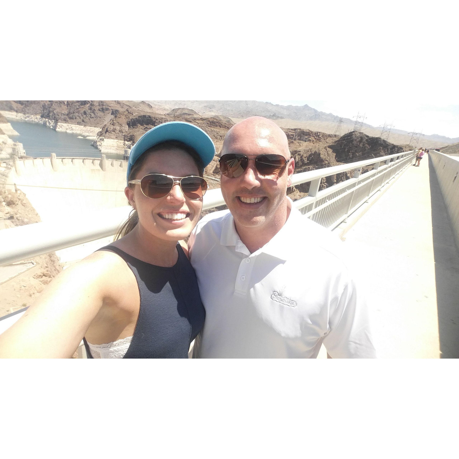 Heather's first trip to Arizona! Quick stop at the Hoover Dam.