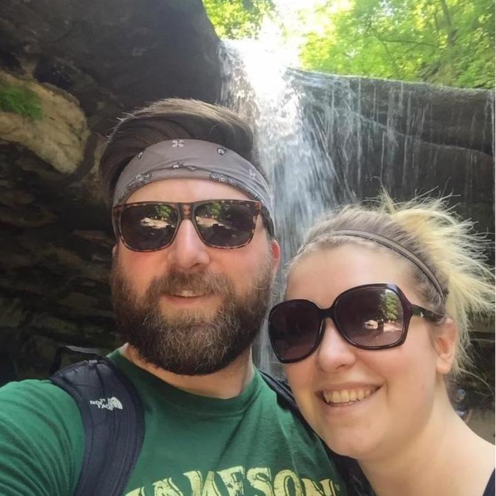 Hiking in Starved Rock State Park. Summer 2016