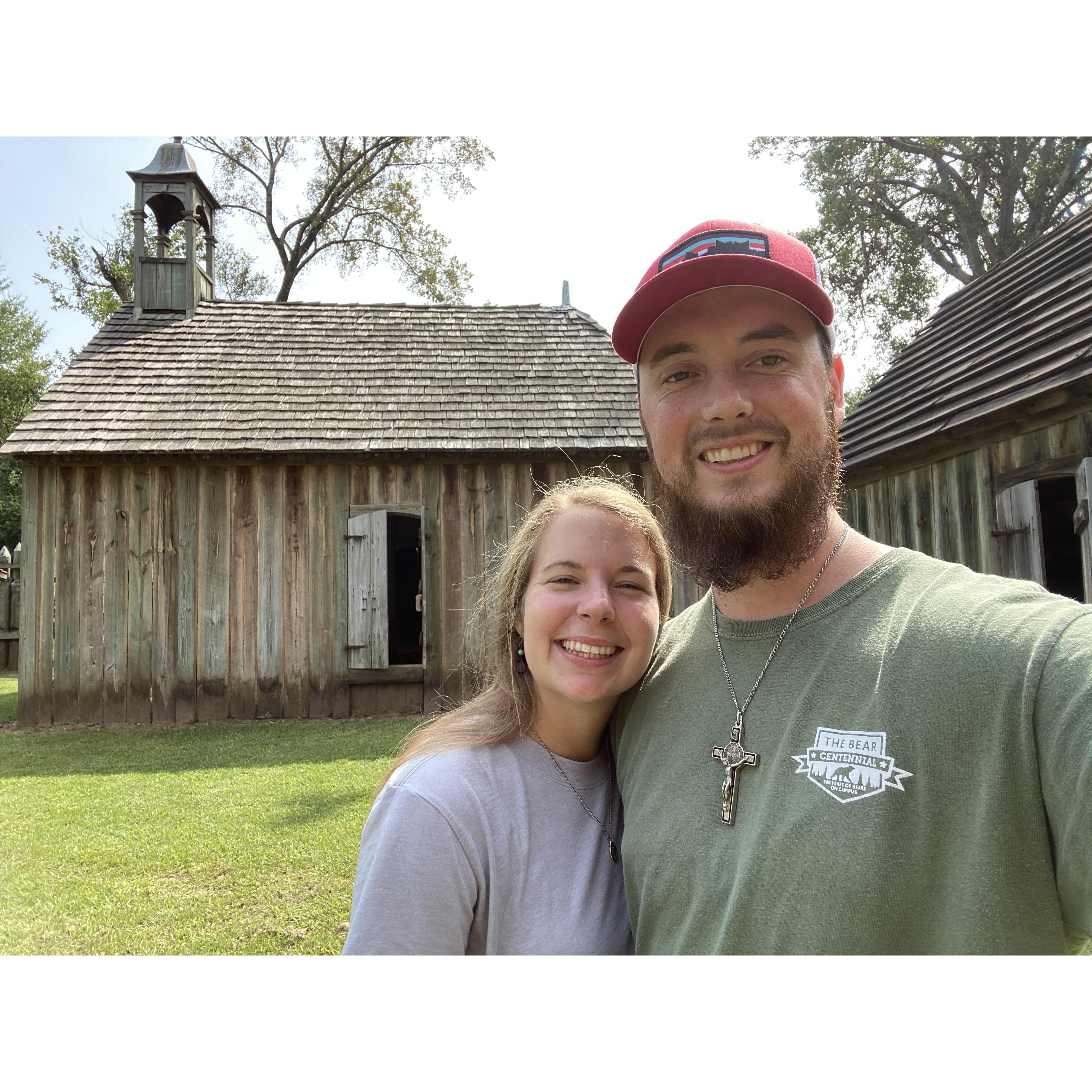 Visiting a Fort in Louisiana