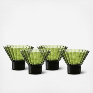 Mahalo Martini Glass, Set of 4