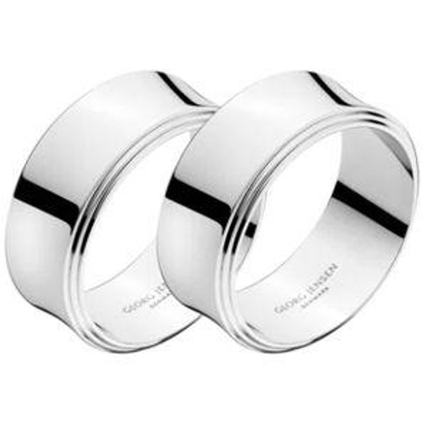 Georg Jensen Pyramid Napkin Ring | Set of 2