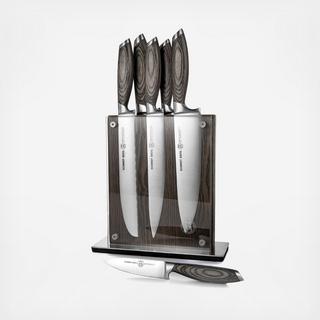 Bonded Ash 7-Piece Knife Block Set