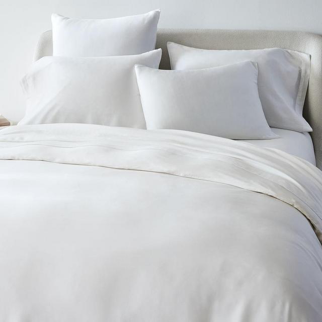 Silky TENCEL Duvet, Full/Queen Set, White