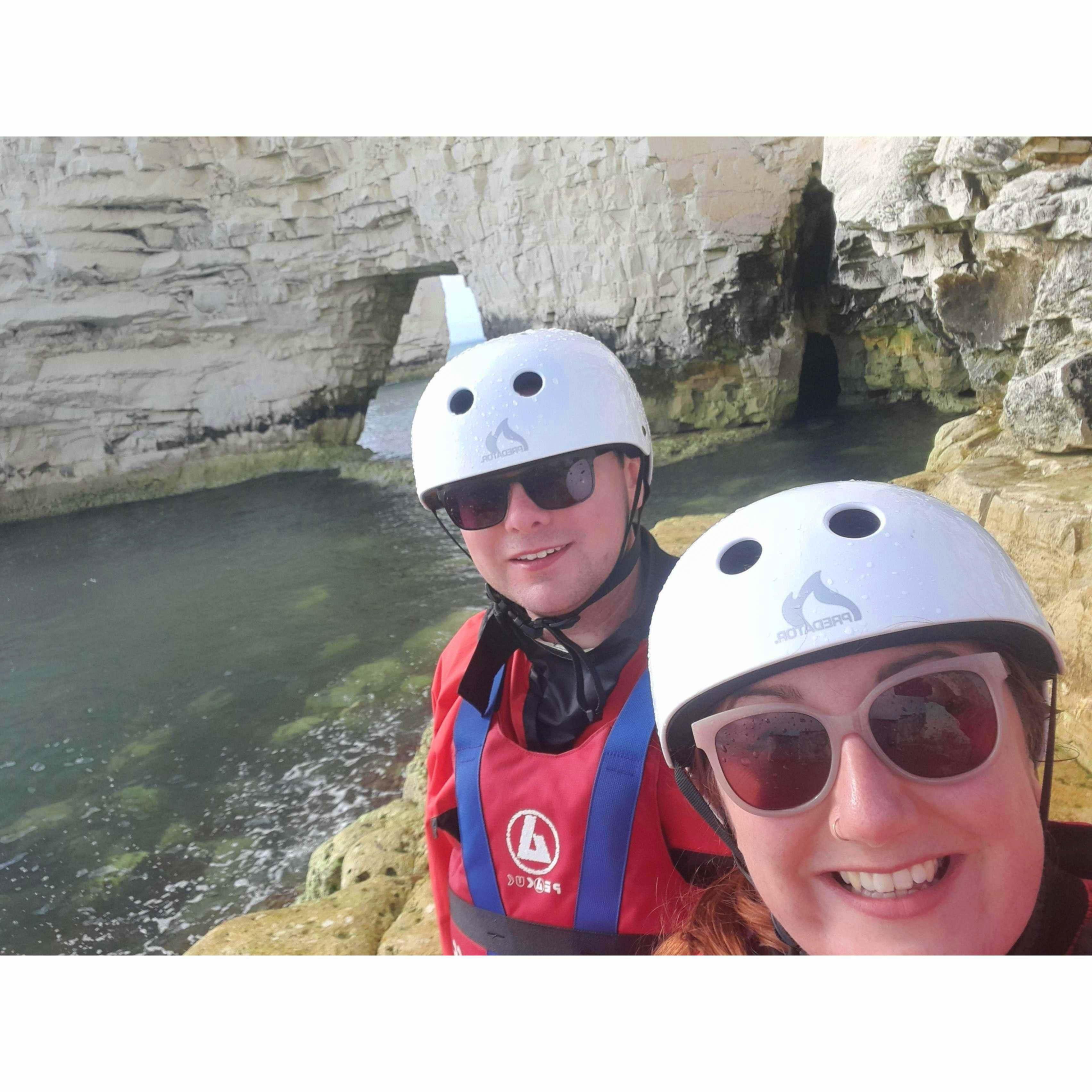 Kayaking at Old Harry Rocks