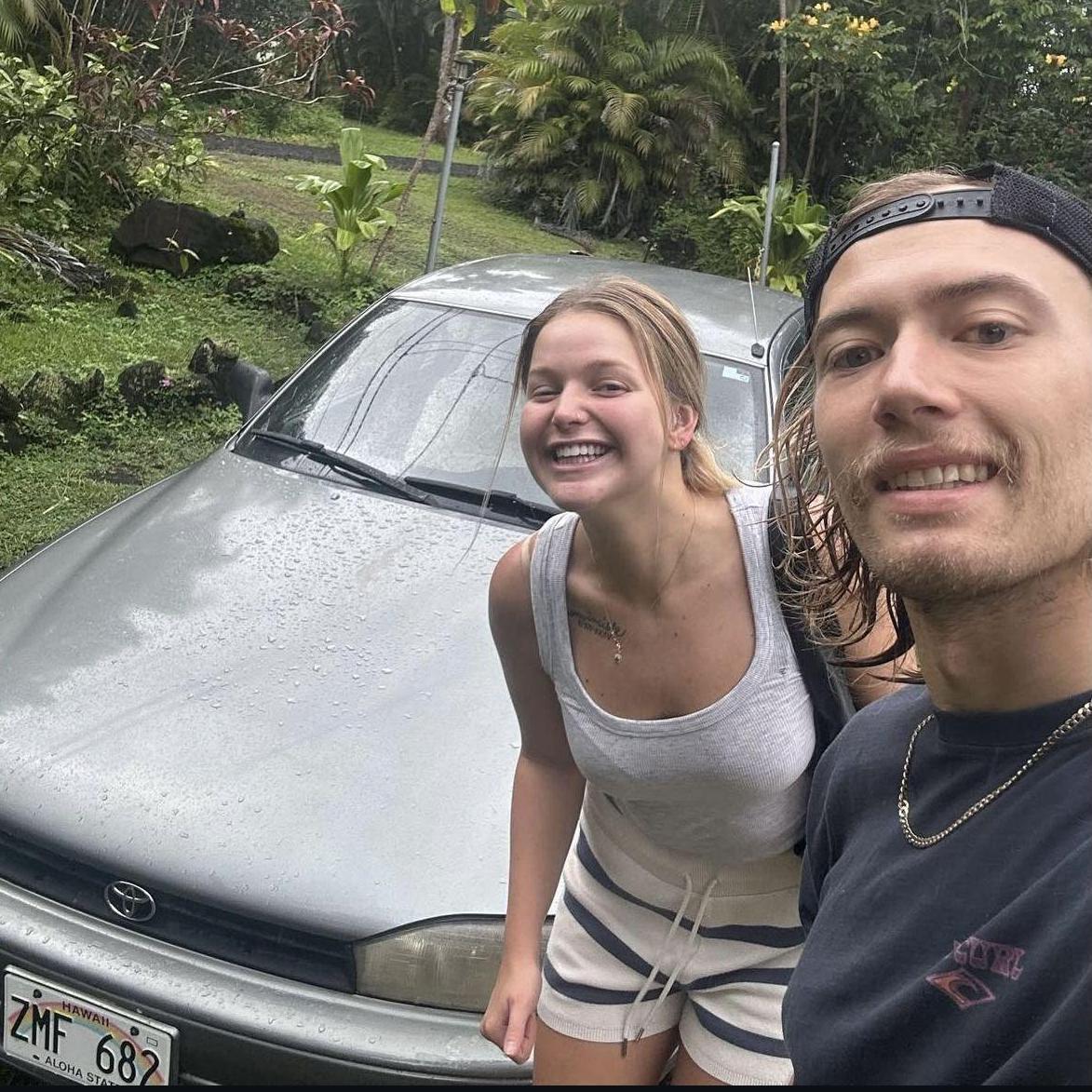 Trudy, our trusty 1992 Camry that took us all over the island.