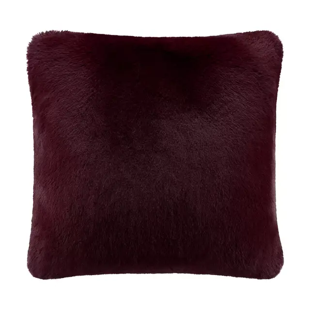 UGG® Mammoth Square Throw Pillow in Cabernet