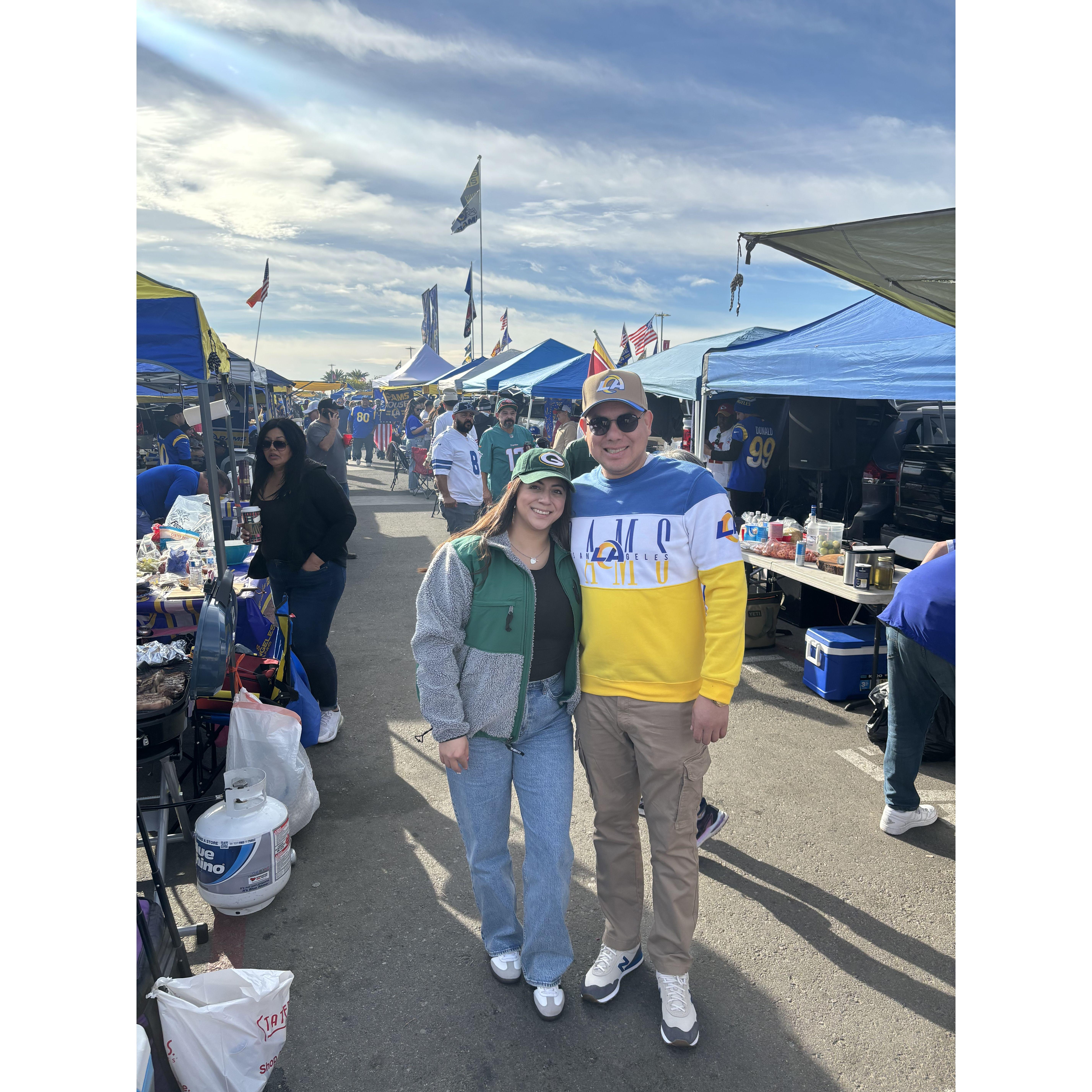 Rams vs Packers game, 2023