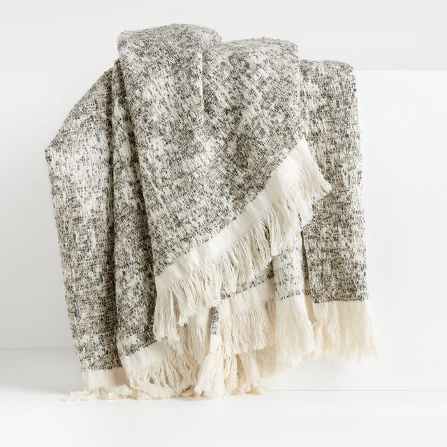 Houton Tan Throw Blanket