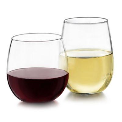 Libbey® Glass 12-Piece Stemless Wine Glass Set in Clear