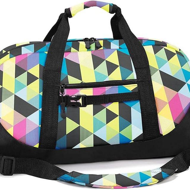 Stumdo Kids Overnighter Duffel Bags for kids, Carry-On Size & Ideal for School Practice or Overnight Travel Weekender Tote for Travel Gym Sport bag for Boys & Girls (11fgzi)