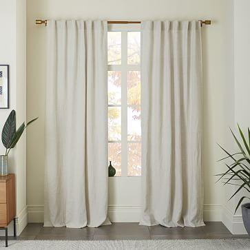 Belgian Flax Linen Curtain - Natural