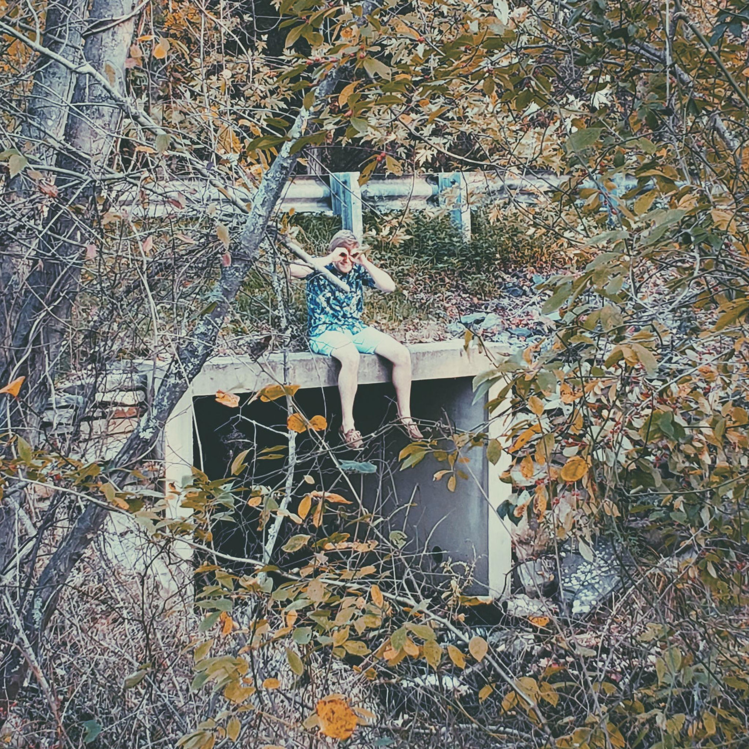 We see you David hanging out over the brook by Paige's parent's house in Rehoboth