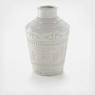 Relief Tapered Vase
