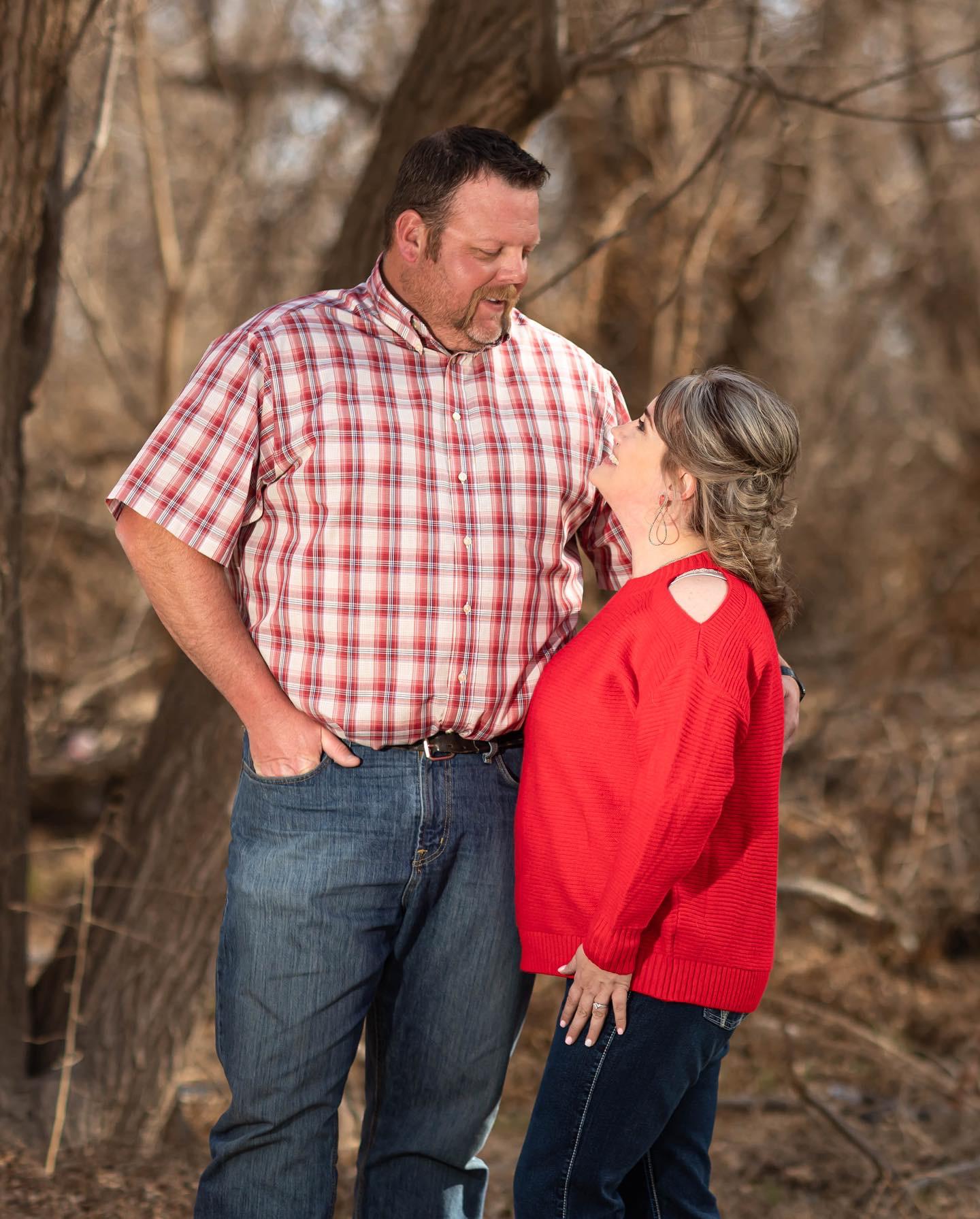 Looking up to my handsome fiancé