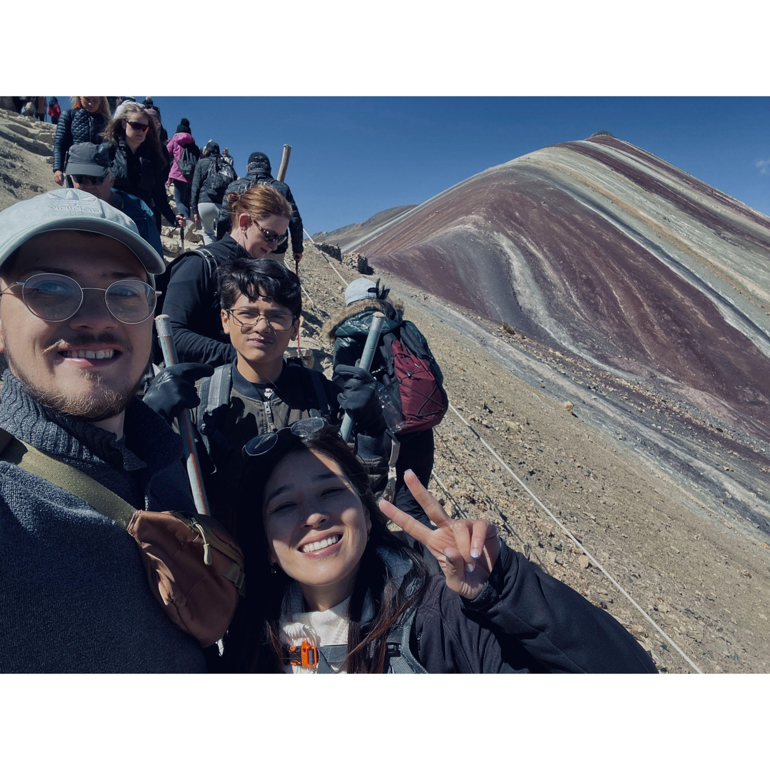 Rainbow Mountain with Santiago