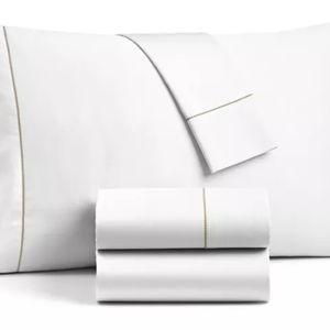 Charter Club Solid 550 Thread Count 100% Cotton Sheet Sets, Exclusively at Macy’s - Macy's