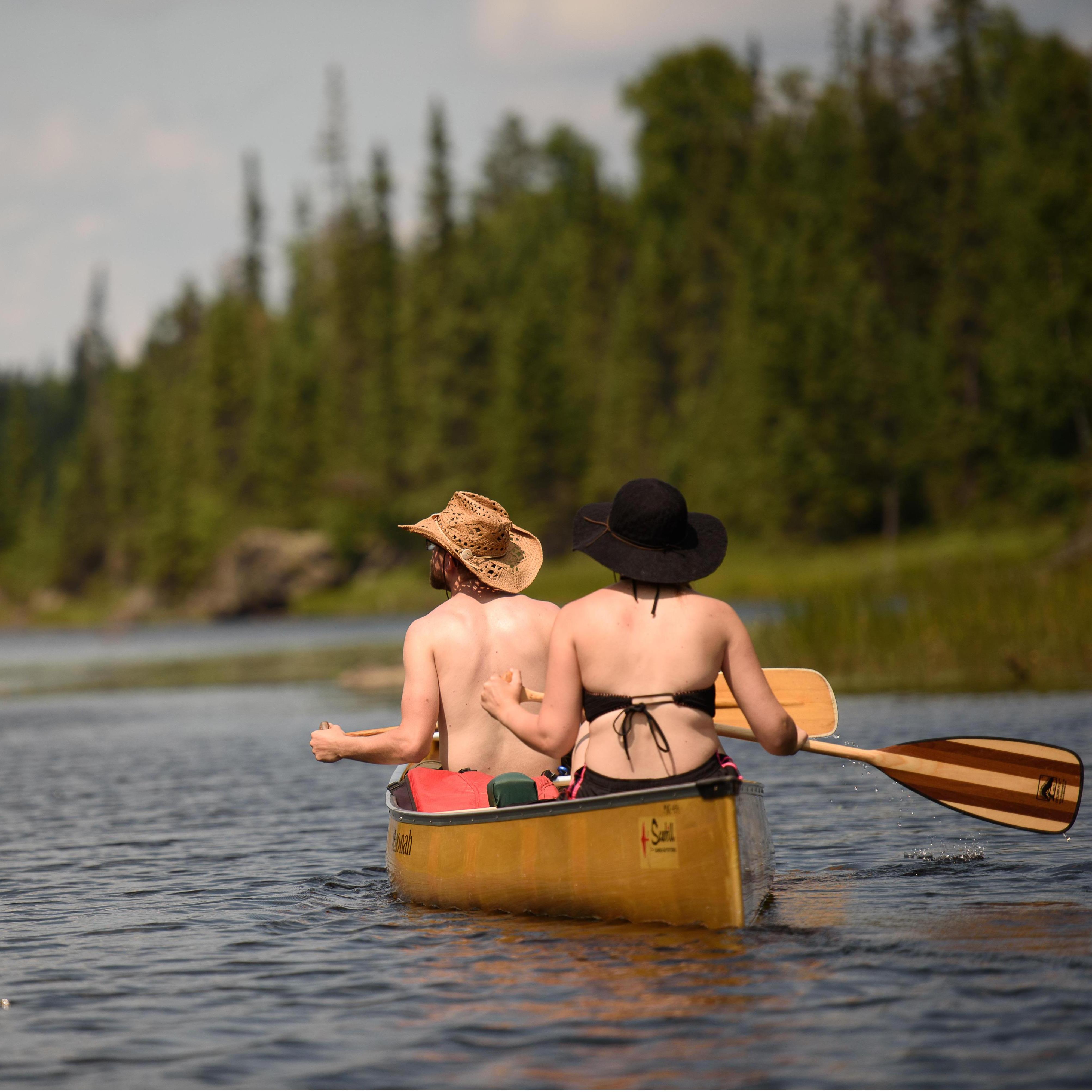 Our Boundary Waters hats really bring us together.