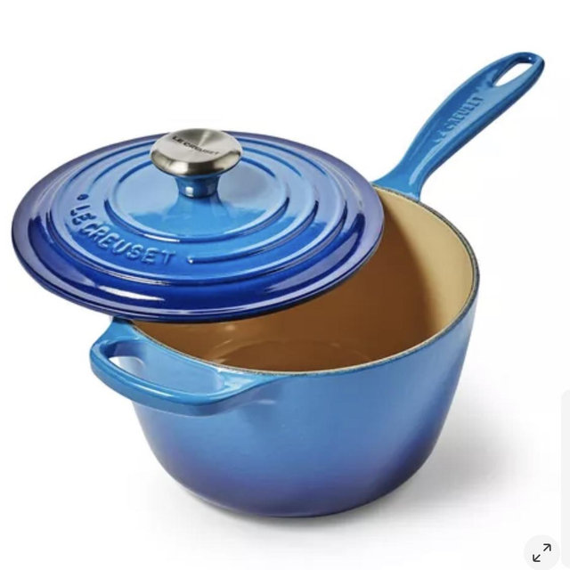 Le Creuset Signature Saucepan, 2.25 qt. - Exclusive Color Azure Blue