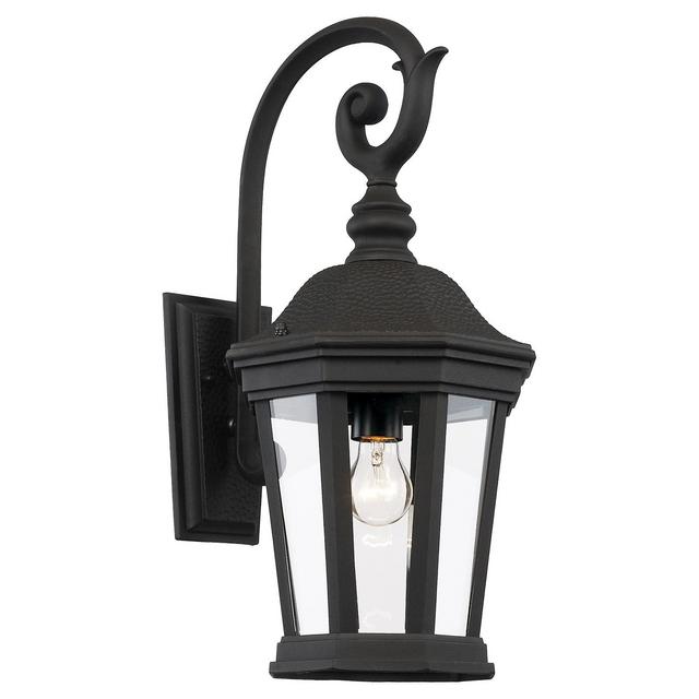 Bel Air Lighting Outdoor Wall Light Black