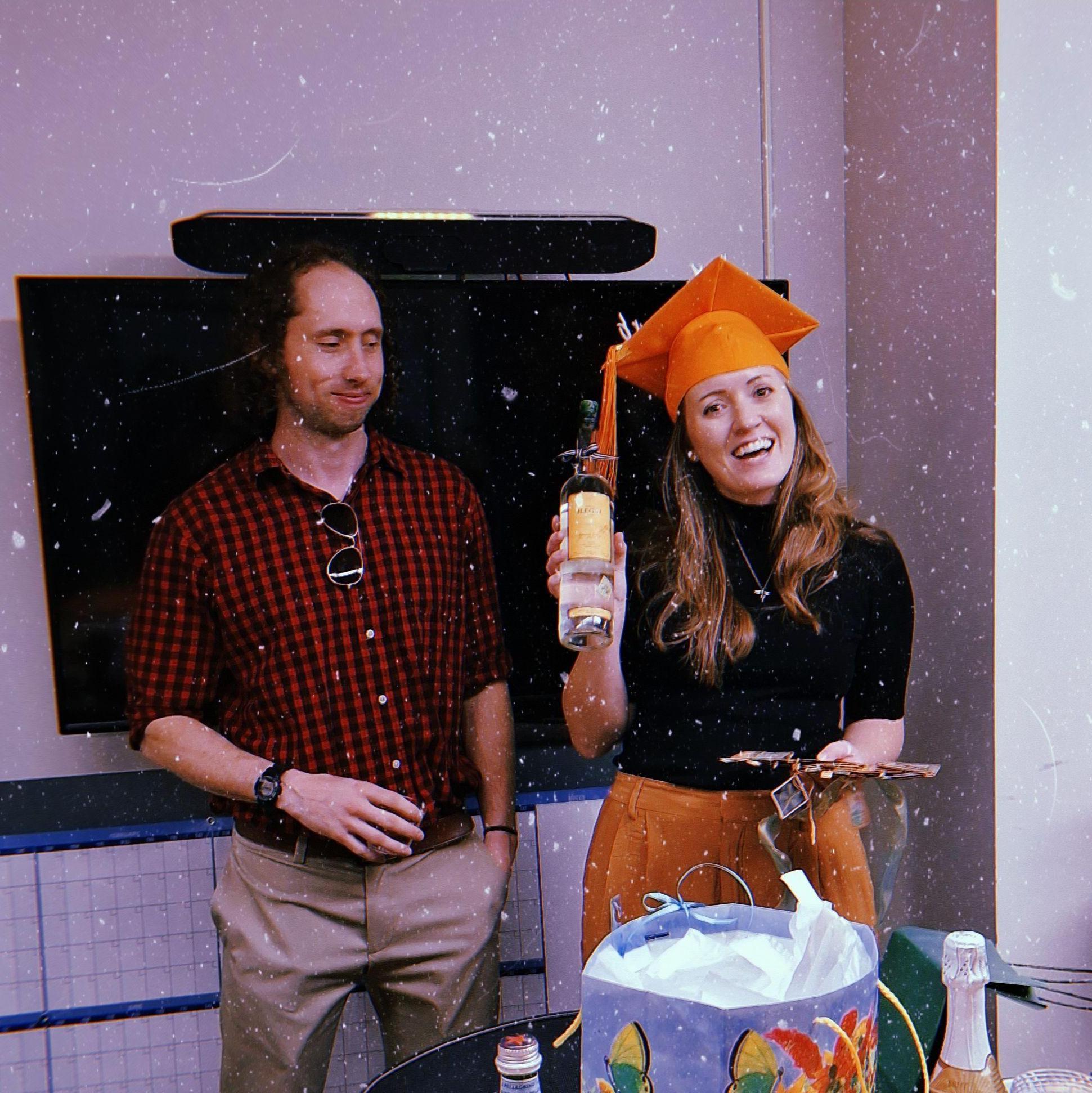 Jane defends PhD, immediately turns to booze