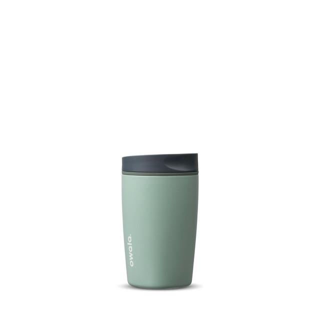 Owala 12fl oz Stainless Steel SmoothSip Slider Ceramic Lined Travel Mug - Misty Meadows
