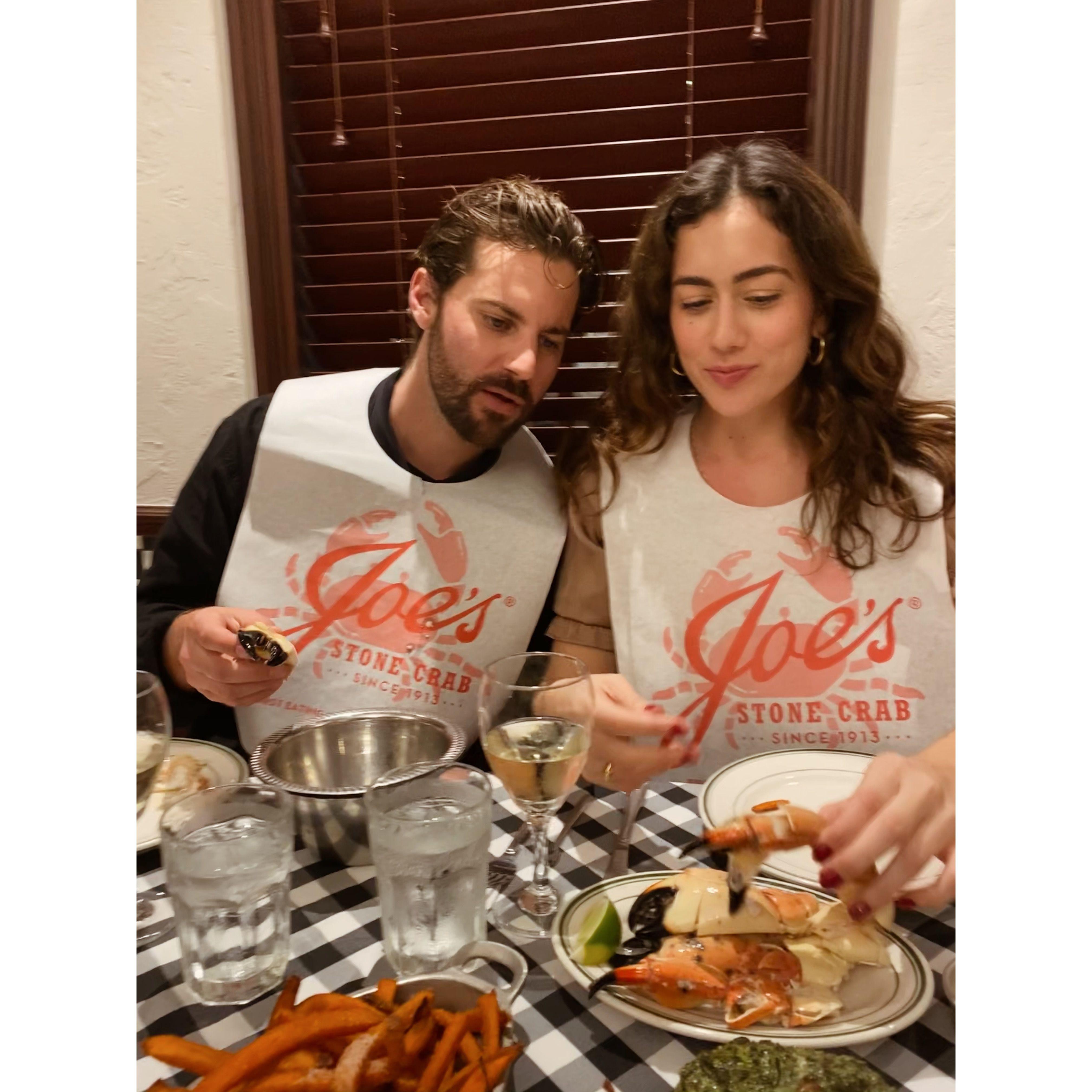 Jack's first time at Joe's Stone Crabs