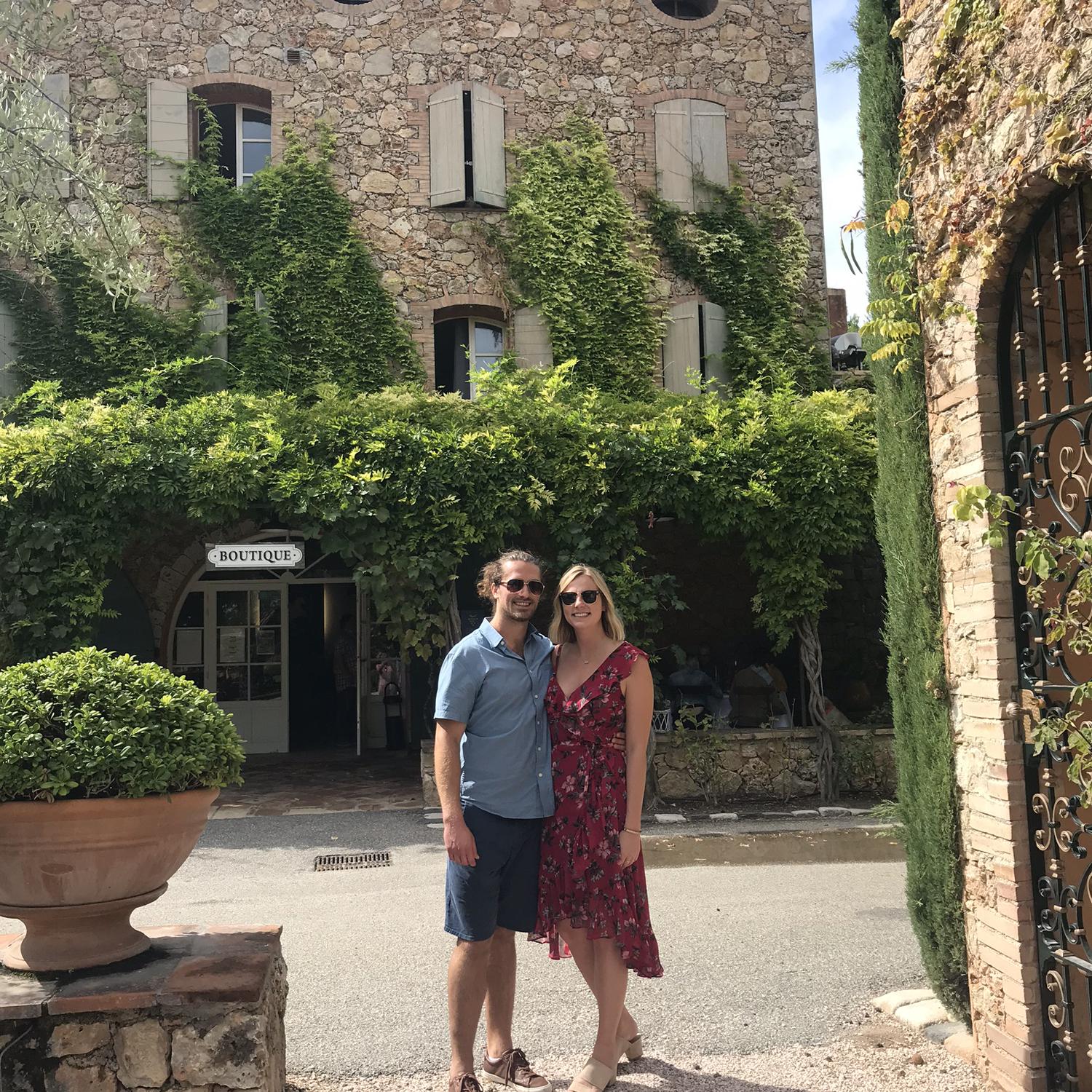 Turning into wine snobs during our winery tour throughout the Provence region in southern France.