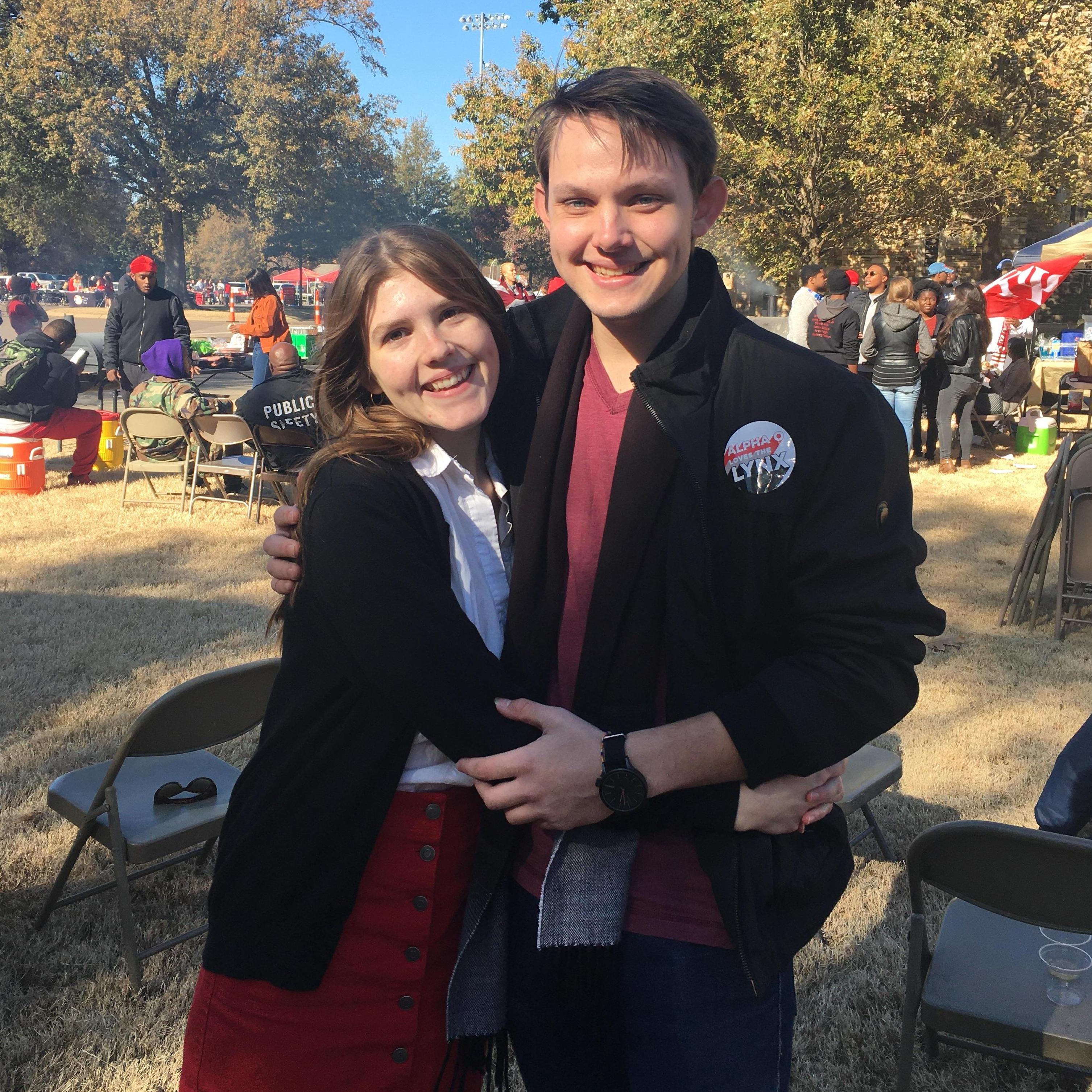 Nate asked Betsy to be his girlfriend on homecoming a few weeks after their first date.