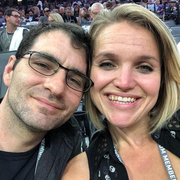 At a Sacramento Kings Basketball game in 2019