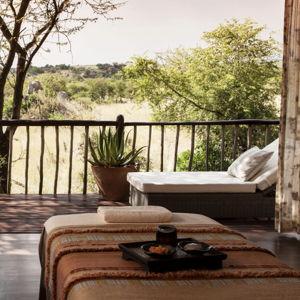 Couples spa day during honeymoon Safari