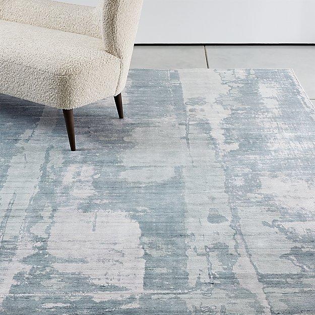 Tottori Blue Abstract Rug