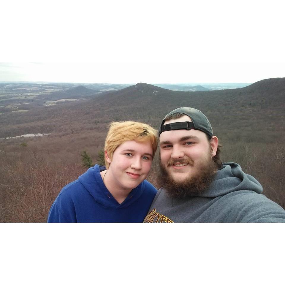 Hiking somewhere near Kutztown