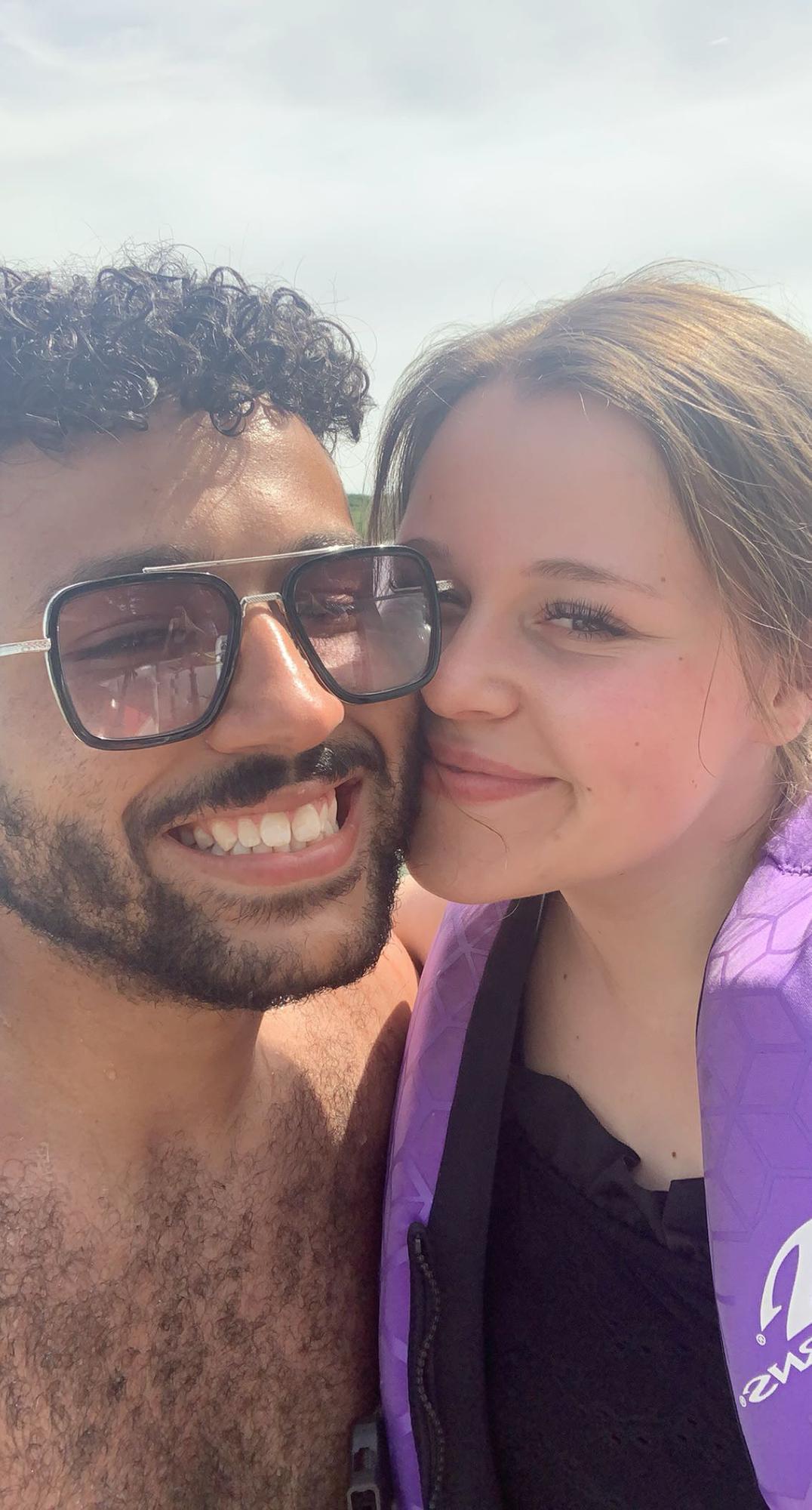 Just two young people in love:)