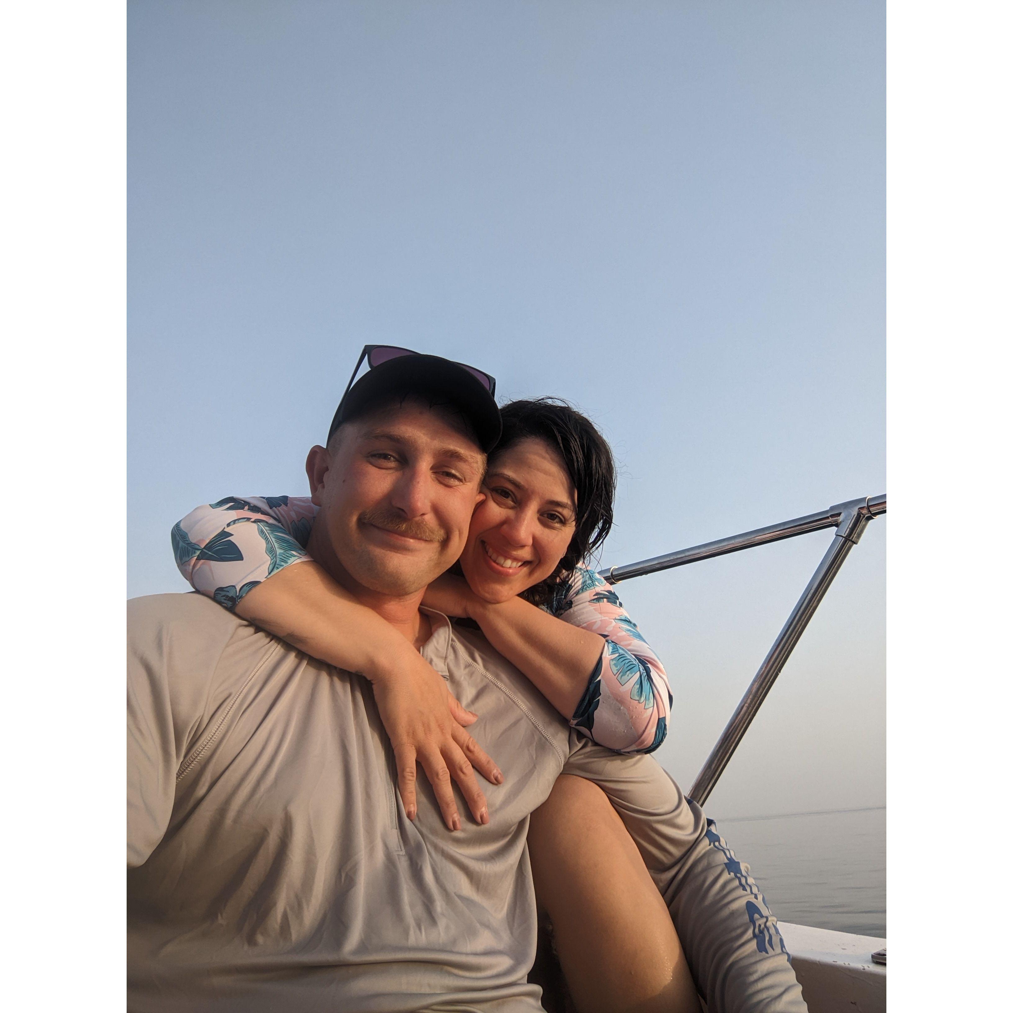 After a long day Scuba diving in the Persian Gulf!