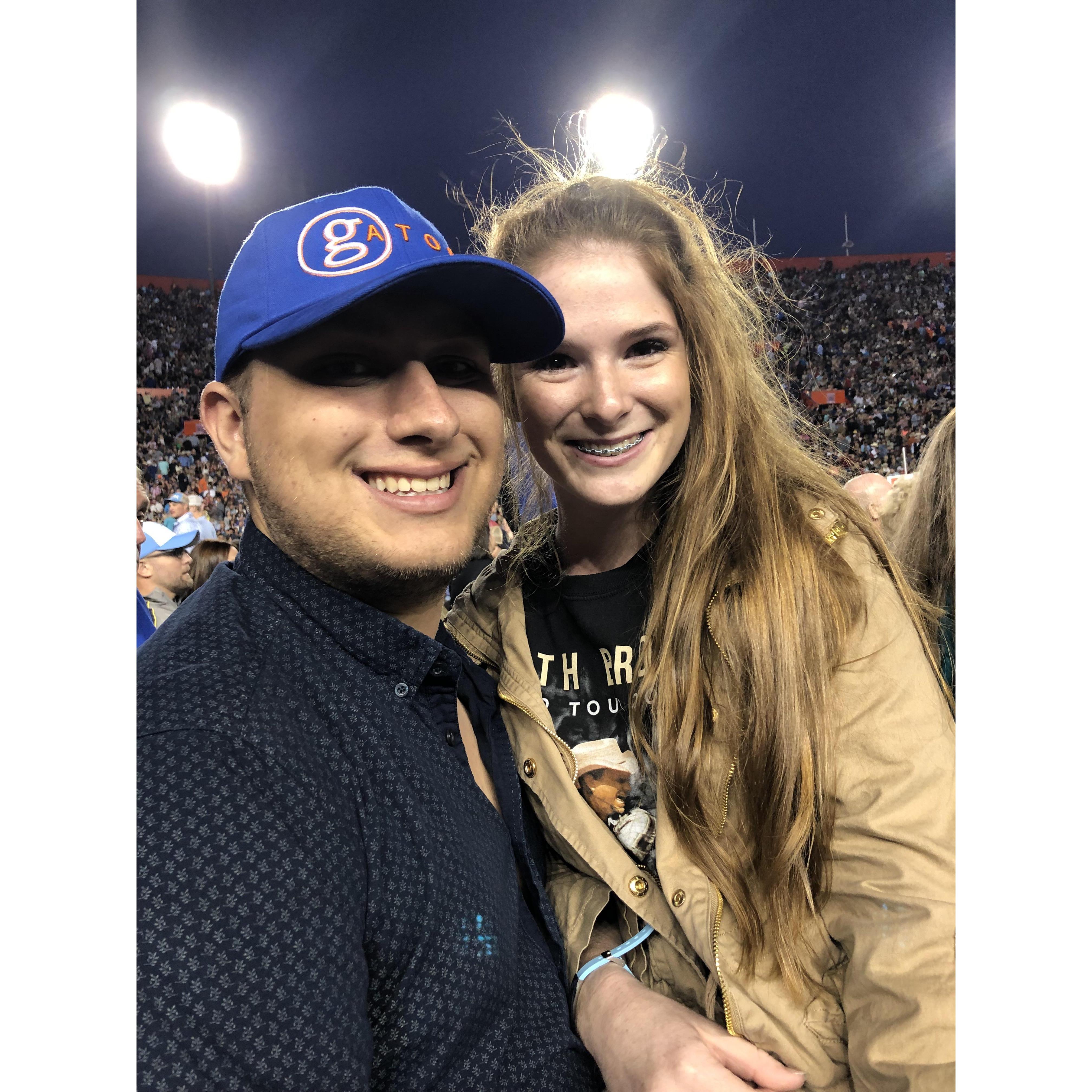 What is better than field access and a Garth Brooks concert all on UF grounds?