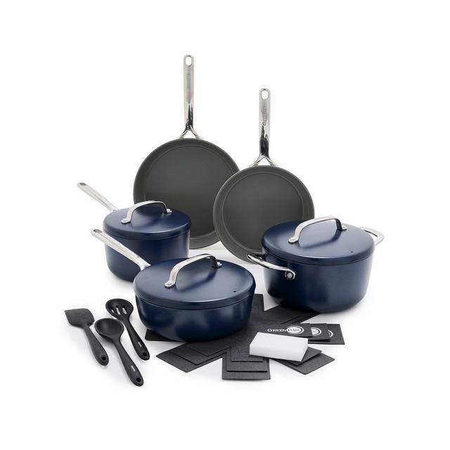 GreenPan GP5 Hard Anodized Healthy Ceramic Nonstick 15-Piece Set