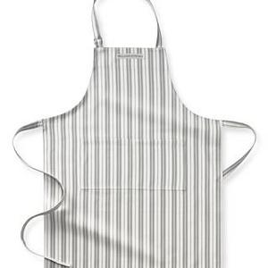 Williams Sonoma Stripe Adult Apron, Grey