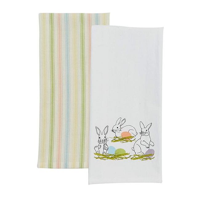 Park Designs Printed Bunnies Dishtowel Set