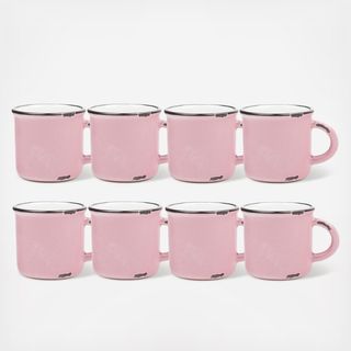 Tinware Espresso Mug, Set of 8