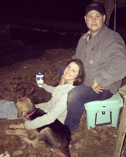 Late night river fishing