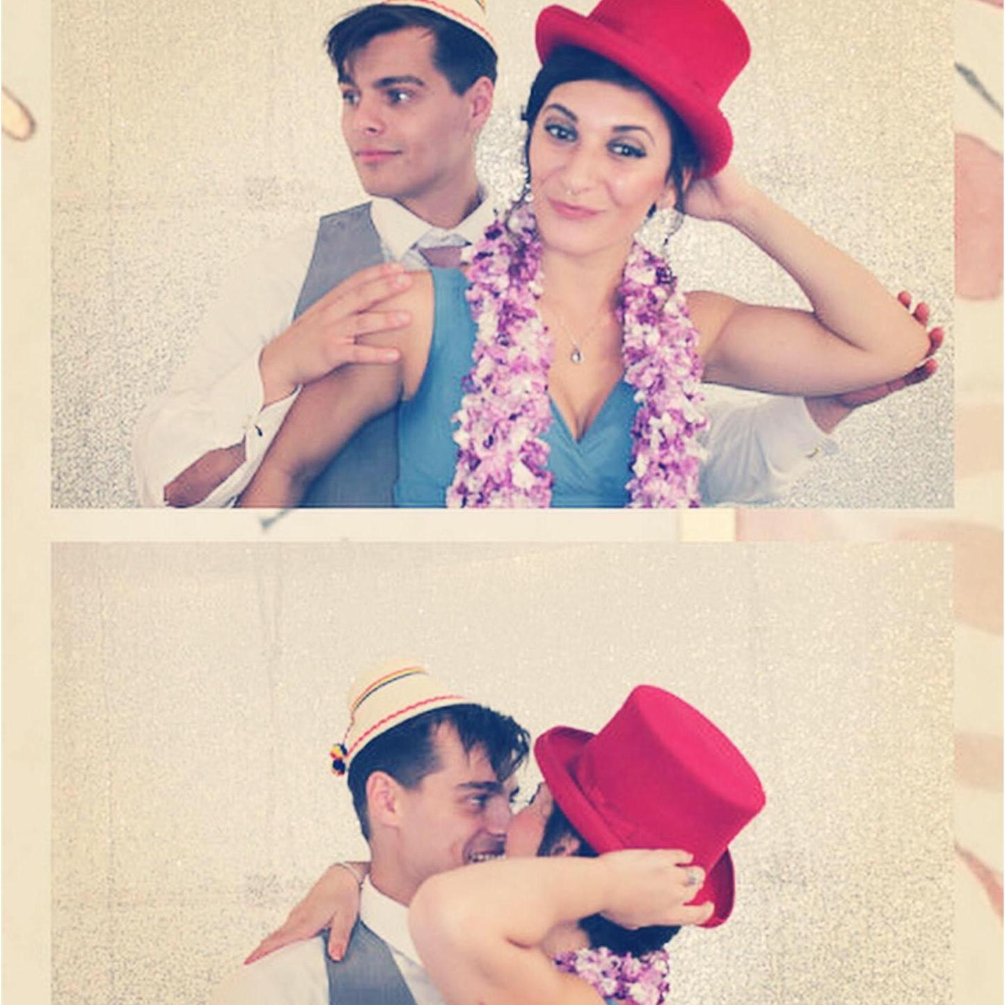 Photo Booth Fun at Aaron's Best Friend's Wedding