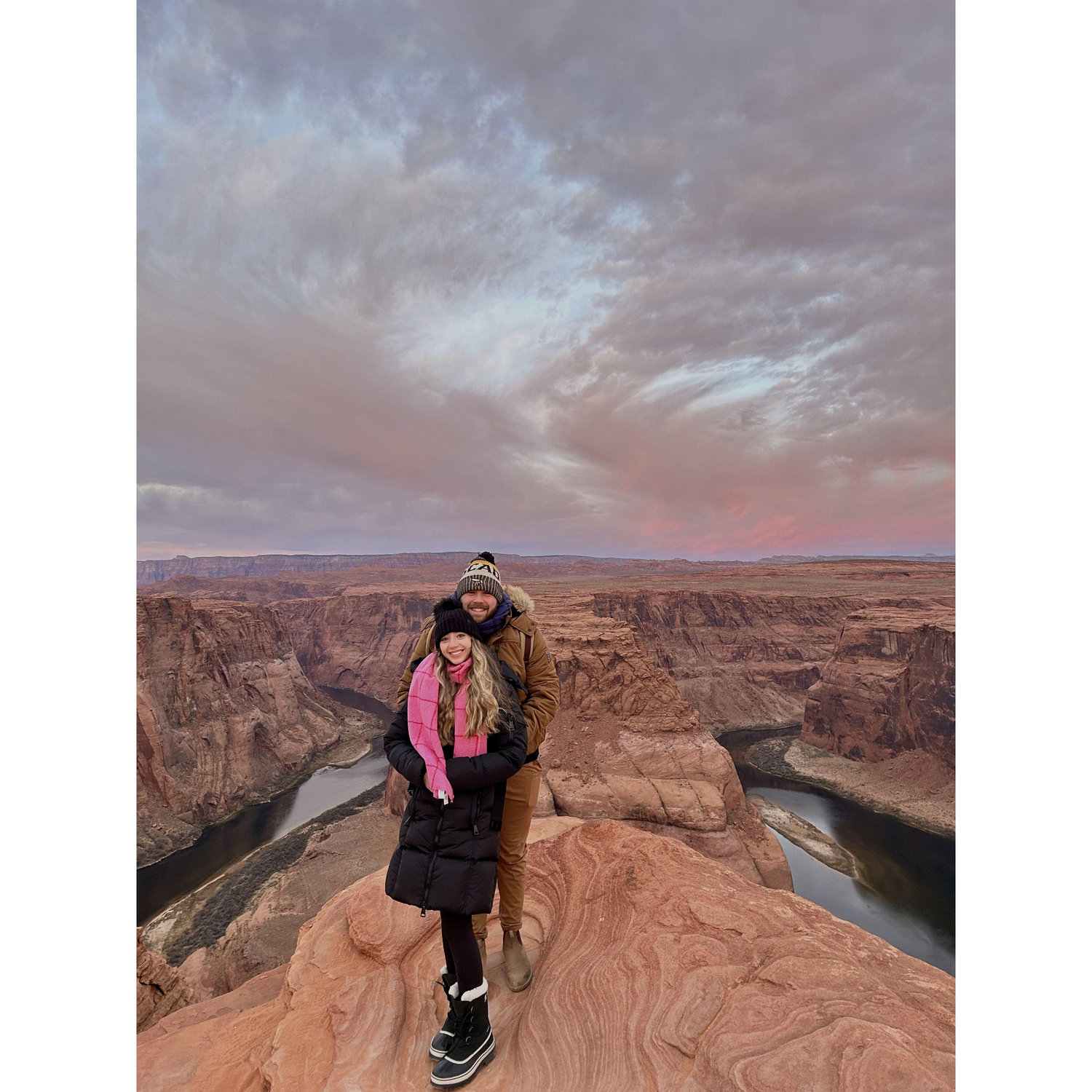 Horseshoe Bend at sunrise, December 2023