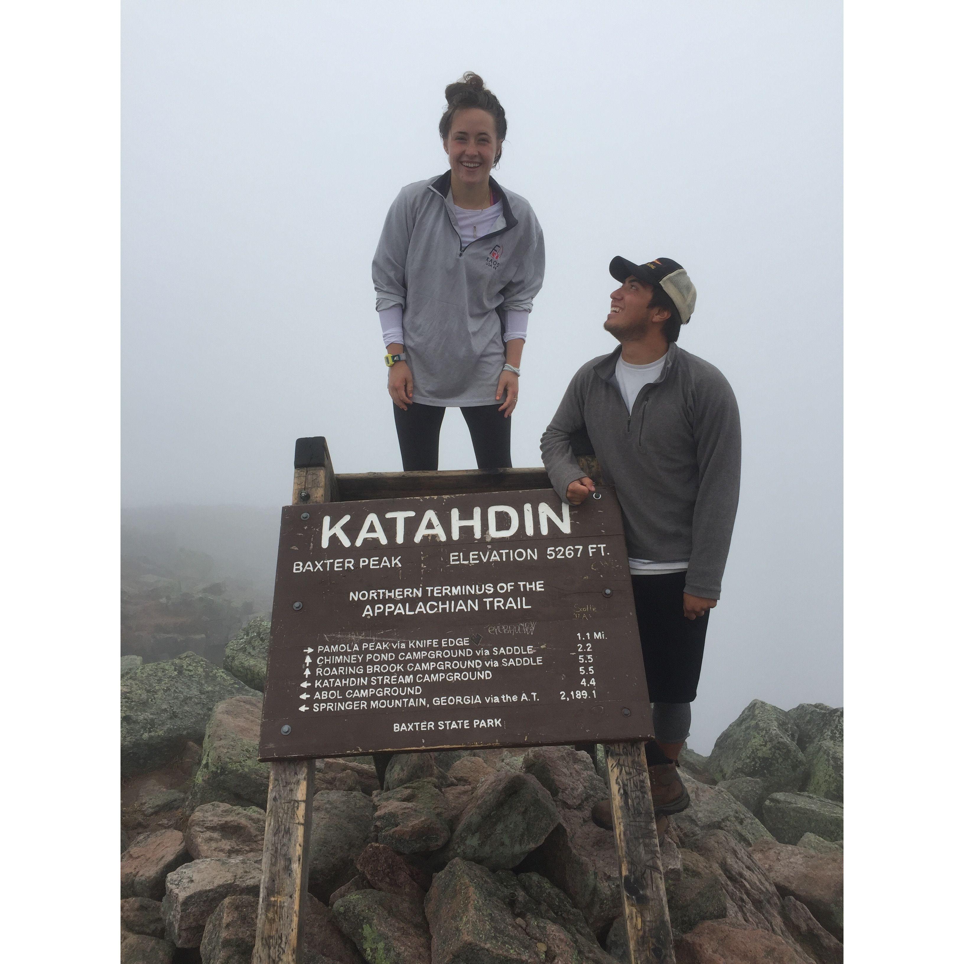 Pat used to "hate hiking" but seems to enjoy it with Abby