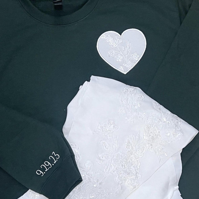 Wedding Dress Scrap Sweatshirt
