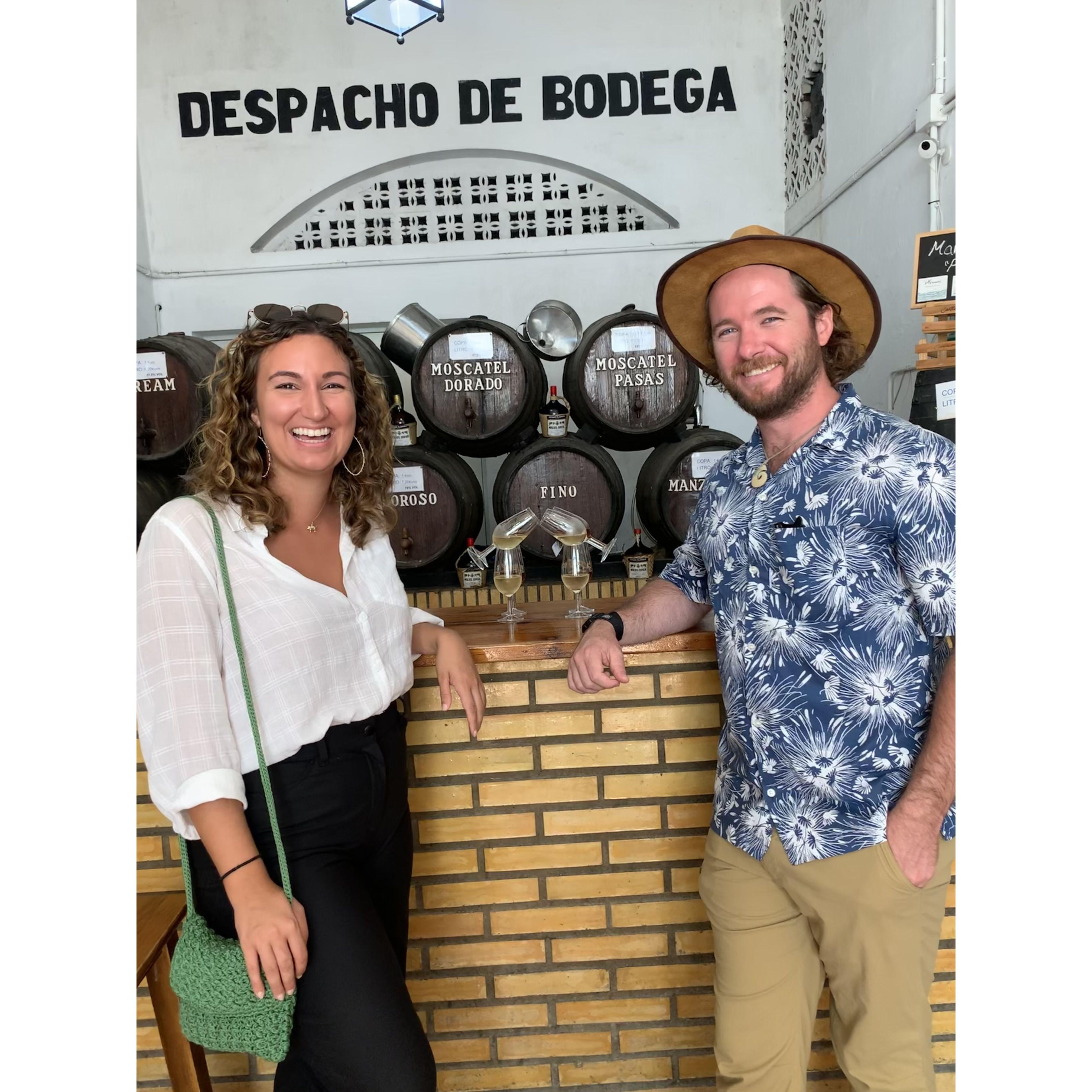 Sherry tour for Jack's 30th! Chipiona, Spain '22