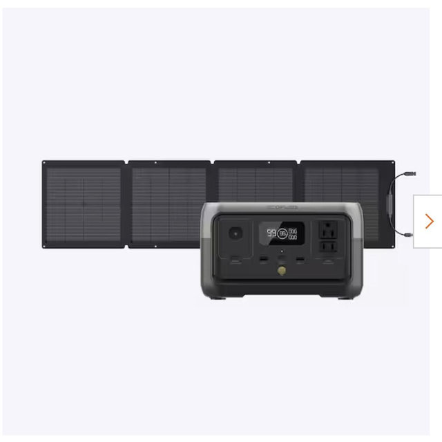 Power bank + solar panel