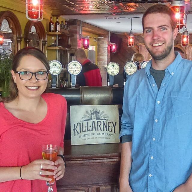 At Killarney Brewing Company in Killarney, Ireland! (June 2015)