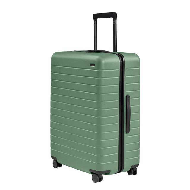 Away Large Checked Luggage, 29 Inch Hardside Suitcase with Spinner Wheels, Lightweight & Durable, TSA Lock, Sea Green