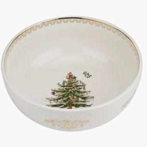 Spode Christmas Tree Gold Collection Soup Bowls